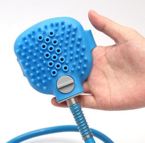 Pet Bath Cleaner Brush Silicone Shower Adapter