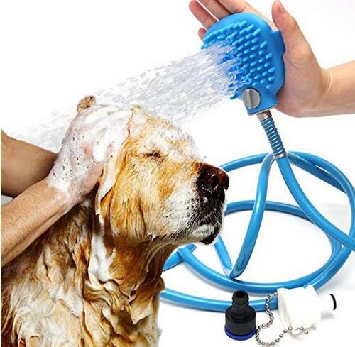 Pet Bath Cleaner Brush Silicone Shower Adapter